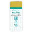 Extra Wide Double Fold Bias Tape Yellow 1/2in x 3yd - CDWDF079