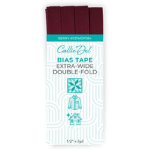 Extra Wide Double Fold Bias Tape Berry 1/2in x 3yd - CDWDF084