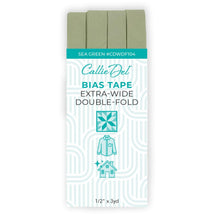 Extra Wide Double Fold Bias Tape Sea Green 1/2in x 3yd - CDWDF104