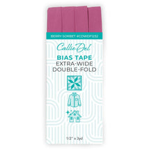 Extra Wide Double Fold Bias Tape Berry Sorbet 1/2in x 3yd - CDWDF1232