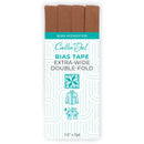 Extra Wide Double Fold Bias Tape Bark 1/2in x 3yd - CDWDF1236