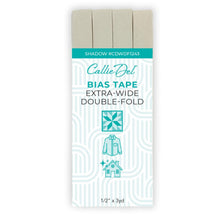 Extra Wide Double Fold Bias Tape Shadow 1/2in x 3yd - CDWDF1243