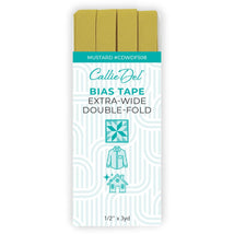 Extra Wide Double Fold Bias Tape Mustard 1/2in x 3yd - CDWDF508