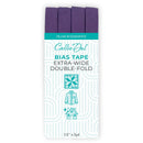 Extra Wide Double Fold Bias Tape Plum 1/2in x 3yd - CDWDF572