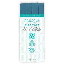 Extra Wide Double Fold Bias Tape Stone Blue 1/2in x 3yd - CDWDF584