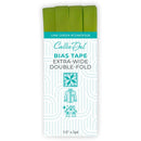Extra Wide Double Fold Bias Tape Lime Green 1/2in x 3yd - CDWDF628