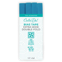 Extra Wide Double Fold Bias Tape Teal 1/2in x 3yd - CDWDF916