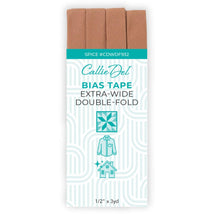 Extra Wide Double Fold Bias Tape Spice 1/2in x 3yd - CDWDF932