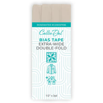 Extra Wide Double Fold Bias Tape Rosewater 1/2in x 3yd - CDWDF936
