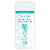 Single Fold Bias Tape White 1/2in x 4yd - CDSF030