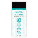 Single Fold Bias Tape Black 1/2in x 4yd - CDSF031