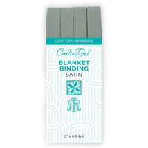 Single Fold Bias Tape Light Grey 1/2in x 4yd - CDSF045