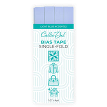 Single Fold Bias Tape Light Blue 1/2in x 4yd - CDSF052