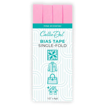 Single Fold Bias Tape Pink 1/2in x 4yd - CDSF061