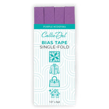 Single Fold Bias Tape Purple 1/2in x 4yd - CDSF064