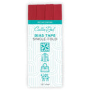 Single Fold Bias Tape Red 1/2in x 4yd - CDSF065