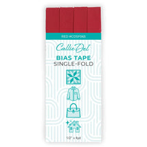 Single Fold Bias Tape Red 1/2in x 4yd - CDSF065