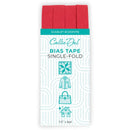 Single Fold Bias Tape Scarlet1/2in x 4yd - CDSF076