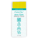 Single Fold Bias Tape Canary 1/2in x 4yd - CDSF086