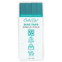 Single Fold Bias Tape Mediterranean 1/2in x 4yd - CDSF1242