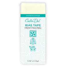 Hem Facing Bias Tape Oyster 1-7/8in X 2-1/2yd - CDHF028