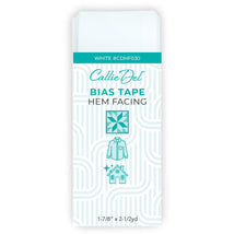 Hem Facing Bias Tape White 1-7/8in X 2-1/2yd - CDHF030