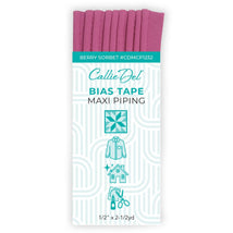 Bias Tape Maxi Piping Berry Sorbet 1/2in x 2-1/2yd - CDMCP1232