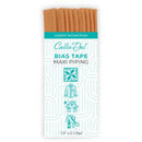 Bias Tape Maxi Piping Carrot 1/2in x 2-1/2yd - CDMCP1241