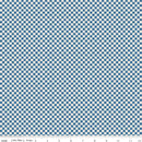 Check Please!-1/4" Check Ivory Coastal Blue C825-COASTALBLUE