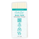 Double Fold Bias Tape Oyster 1/4in x 4yd - CDDF028