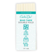 Double Fold Bias Tape Oyster 1/4in x 4yd - CDDF028