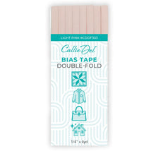 Double Fold Bias Tape Light Pink 1/4in x 4yd - CDDF303