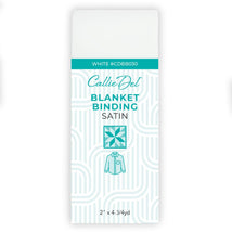 Satin Blanket Binding White 2in x 4-3/4yd - CDBB030