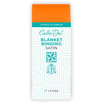 Satin Blanket Binding Orange 2in x 4-3/4yd - CDBB058