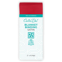 Satin Blanket Binding Red 2inx 4-3/4yd - CDBB065