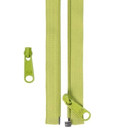 50in Separating Zipper and Extra Slide Apple Green ZIP50-200