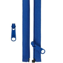 50in Separating Zipper and Extra Slide Blastoff Blue ZIP50-215
