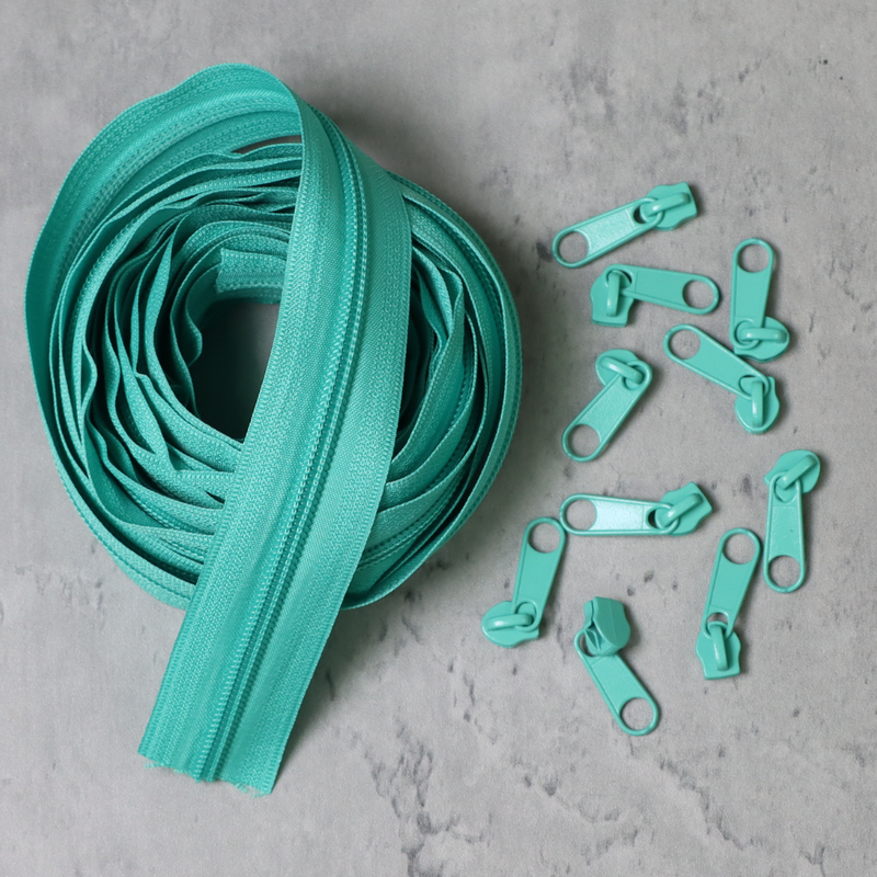 5 Yards Zipper Tape (10 Pulls)- Jade