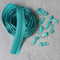 5 Yards Zipper Tape (10 Pulls)- Turquoise