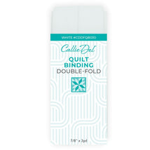 Double Fold Quilt Binding White 7/8in x 3yd - CDDFQB030
