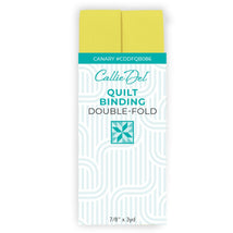 Double Fold Quilt Binding Canary 7/8in x 3yd - CDDFQB086