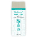 Single Fold Wide Bias Tape Oyster 7/8in x 3yd - CDW028