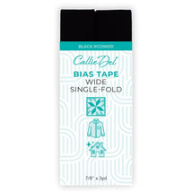 Single Fold Wide Bias Tape Black 7/8in x 3yd - CDW031