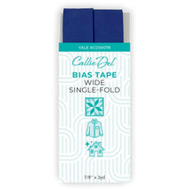 Single Fold Wide Bias Tape Yale 7/8in x 3yd - CDW078