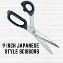 9" Japanese Style Fabric Scissors