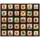 A Haunting We Will Go-36" Halloween Monster Picture Patches Charcoal 2600-31943-