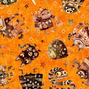 A Haunting We Will Go-Halloween Monster Toss Orange 2600-31946-O