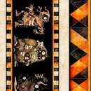 A Haunting We Will Go-Halloween Monsters Border Stripe 2600-31944-X