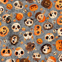 A Haunting We Will Go-Skull & Pumpkin Toss Smoke 2600-31947-K