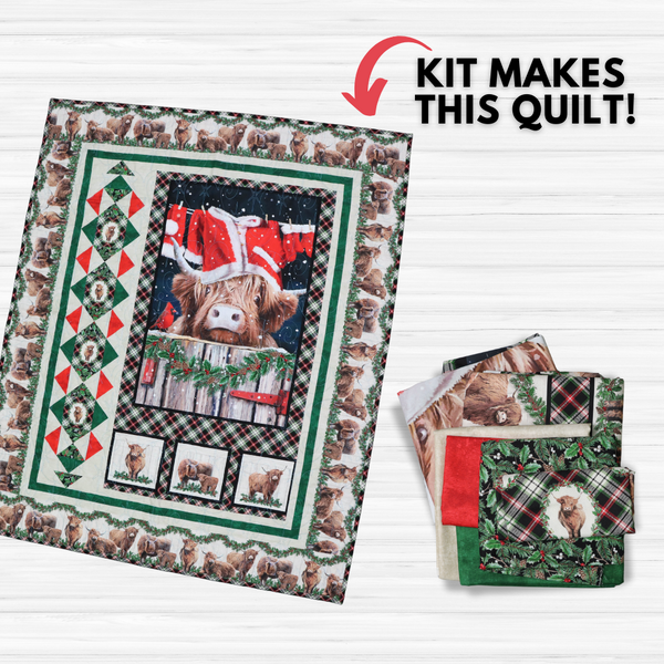 A Highland Christmas Quilt Kit
